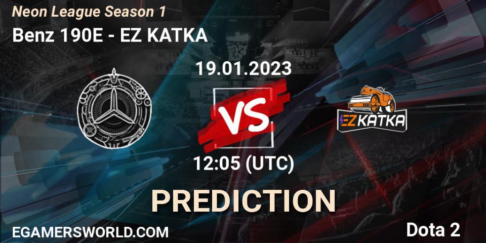 Benz 190E - EZ KATKA: ennuste. 19.01.2023 at 12:05, Dota 2, Neon League Season 1