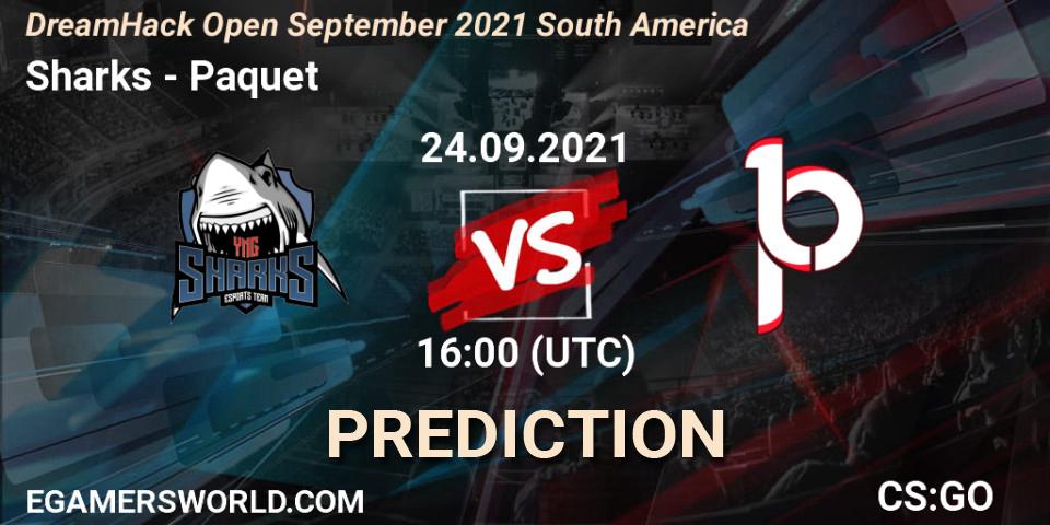 Sharks - Paquetá: ennuste. 24.09.2021 at 16:00, Counter-Strike (CS2), DreamHack Open September 2021 South America