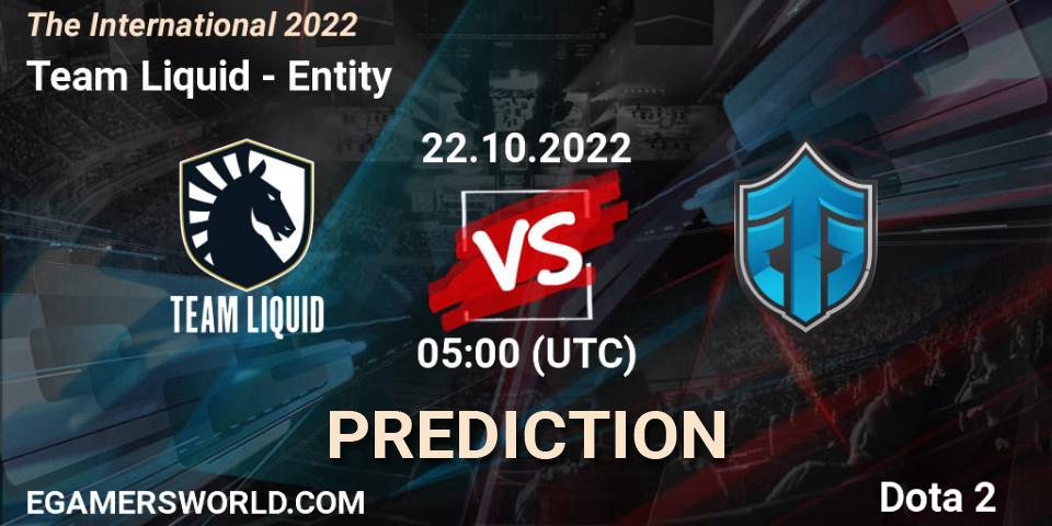Team Liquid - Entity: ennuste. 22.10.2022 at 05:50, Dota 2, The International 2022