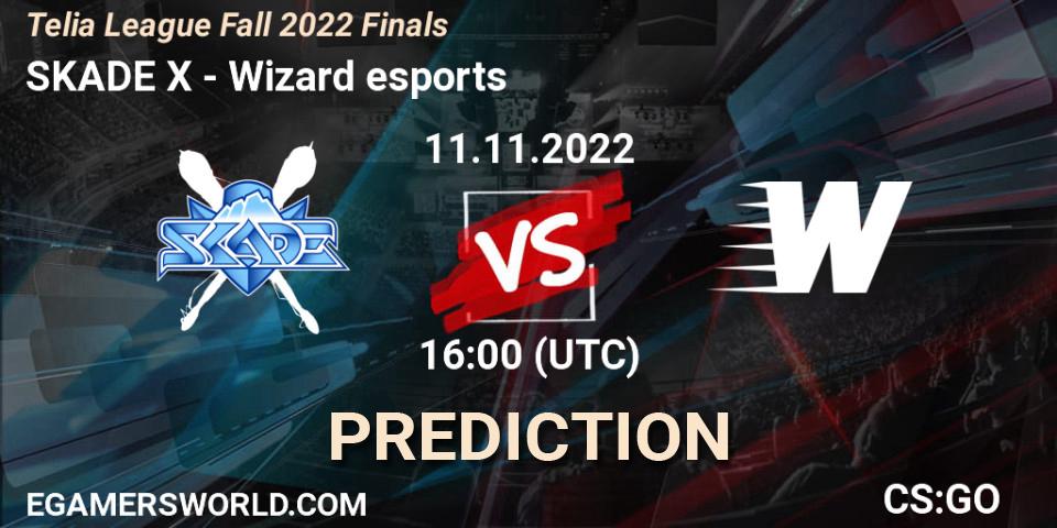 SKADE X - Wizard esports: ennuste. 11.11.2022 at 16:00, Counter-Strike (CS2), Telia League Fall 2022 Finals