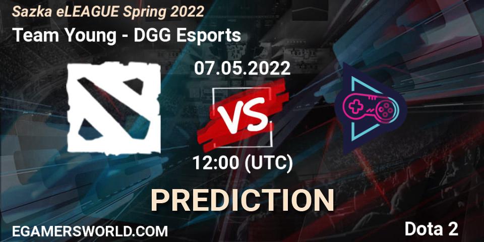 Team Young - DGG Esports: ennuste. 07.05.22, Dota 2, Sazka eLEAGUE Spring 2022