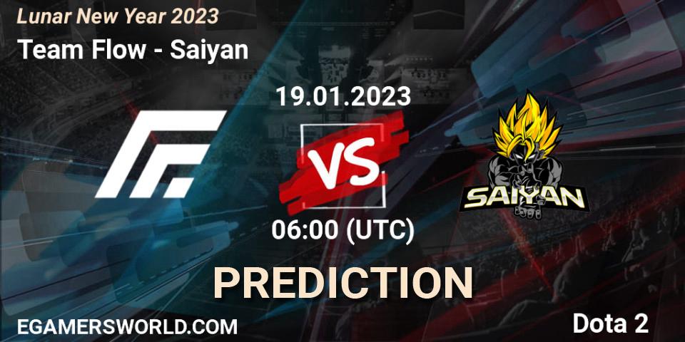 Team Flow - Saiyan: ennuste. 19.01.2023 at 06:09, Dota 2, Lunar New Year 2023