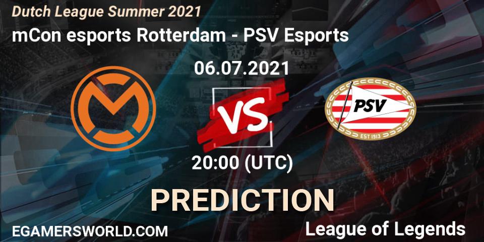 mCon esports Rotterdam - PSV Esports: ennuste. 08.06.2021 at 17:00, LoL, Dutch League Summer 2021