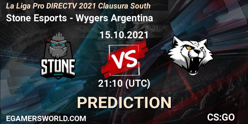 Stone Esports - Wygers Argentina: ennuste. 15.10.2021 at 21:10, Counter-Strike (CS2), La Liga Season 4: Sur Pro Division - Clausura