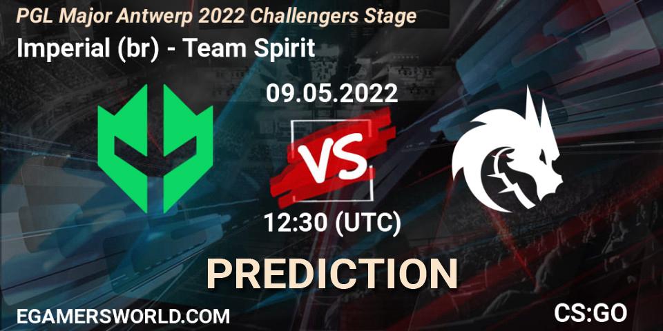 Imperial (br) - Team Spirit: ennuste. 09.05.2022 at 12:45, Counter-Strike (CS2), PGL Major Antwerp 2022 Challengers Stage