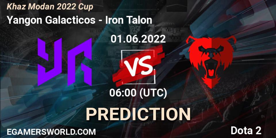 Yangon Galacticos - Iron Talon: ennuste. 01.06.2022 at 06:02, Dota 2, Khaz Modan 2022 Cup