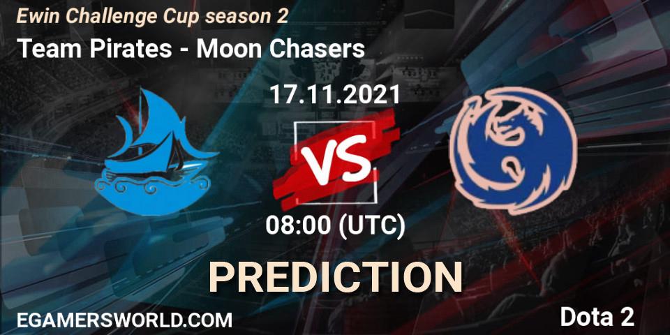 Team Pirates - Moon Chasers: ennuste. 17.11.2021 at 08:39, Dota 2, Ewin Challenge Cup season 2