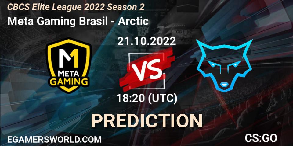 Meta Gaming Brasil - Arctic: ennuste. 22.10.2022 at 00:10, Counter-Strike (CS2), CBCS Elite League 2022 Season 2