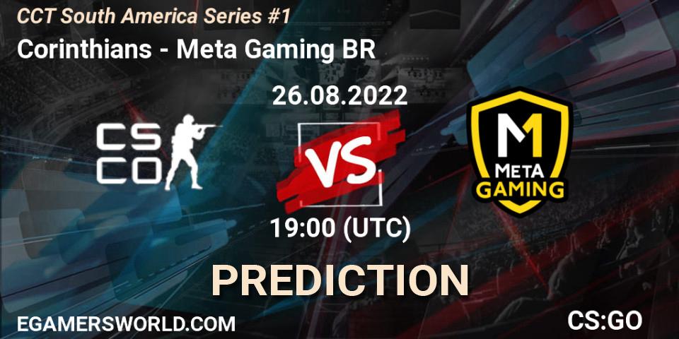 Corinthians - Meta Gaming BR: ennuste. 26.08.2022 at 19:00, Counter-Strike (CS2), CCT South America Series #1