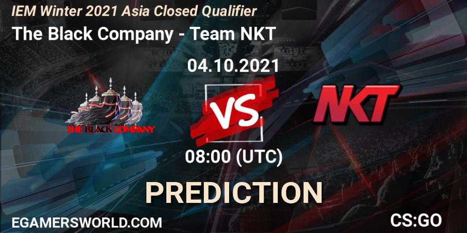 The Black Company - Team NKT: ennuste. 04.10.2021 at 08:00, Counter-Strike (CS2), IEM Winter 2021 Asia Closed Qualifier