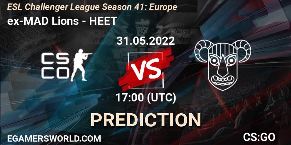 ex-MAD Lions - HEET: ennuste. 31.05.2022 at 17:00, Counter-Strike (CS2), ESL Challenger League Season 41: Europe
