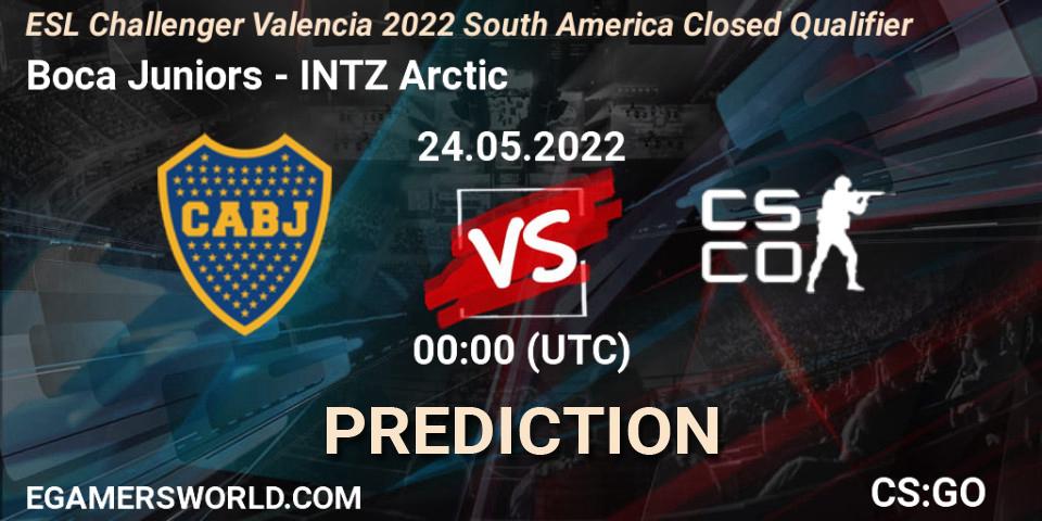 Boca Juniors - INTZ Arctic: ennuste. 24.05.2022 at 00:00, Counter-Strike (CS2), ESL Challenger Valencia 2022 South America Closed Qualifier