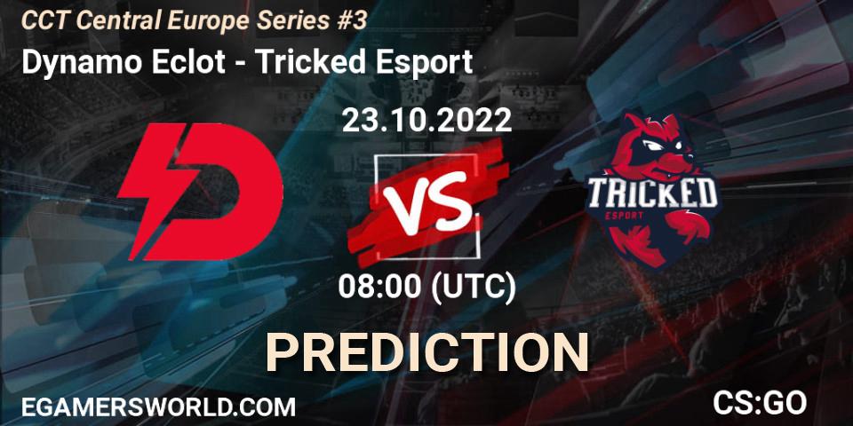 Dynamo Eclot - Tricked Esport: ennuste. 23.10.2022 at 08:00, Counter-Strike (CS2), CCT Central Europe Series #3