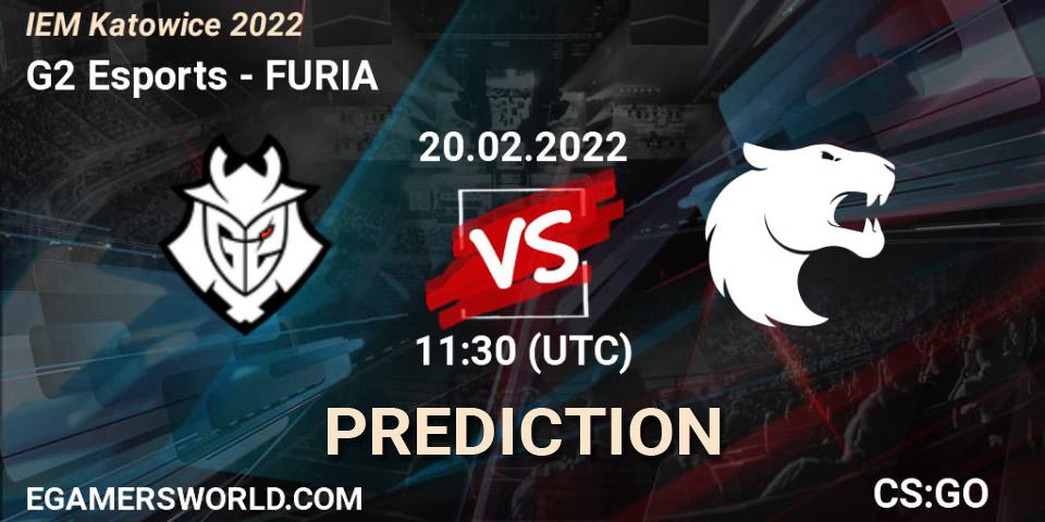 G2 Esports - FURIA: ennuste. 20.02.2022 at 11:30, Counter-Strike (CS2), IEM Katowice 2022