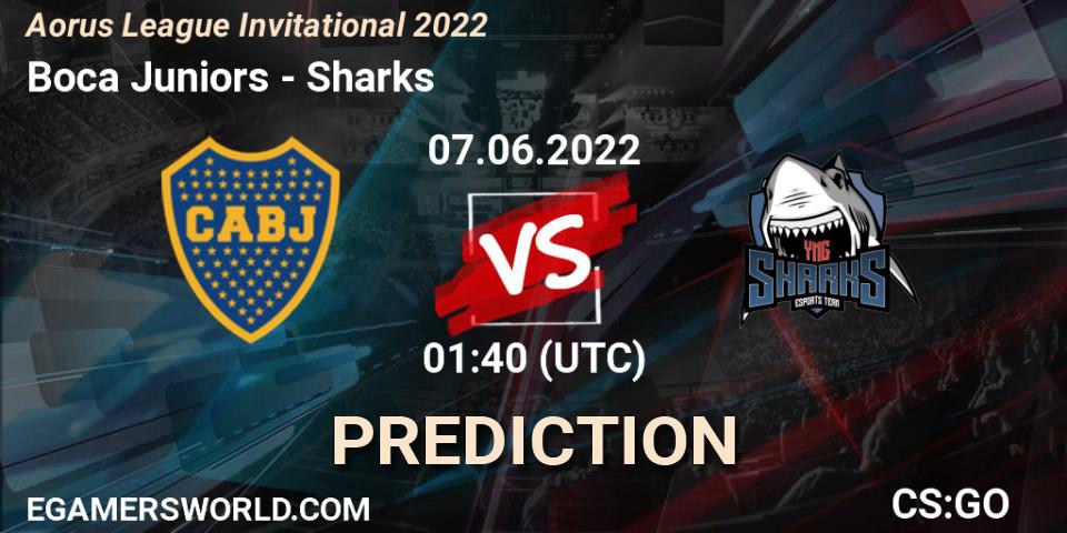 Boca Juniors - Sharks: ennuste. 07.06.2022 at 01:30, Counter-Strike (CS2), Aorus League Invitational 2022
