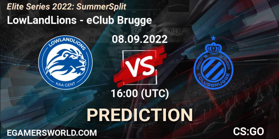 LowLandLions - eClub Brugge: ennuste. 08.09.2022 at 16:00, Counter-Strike (CS2), Elite Series 2022: Summer Split