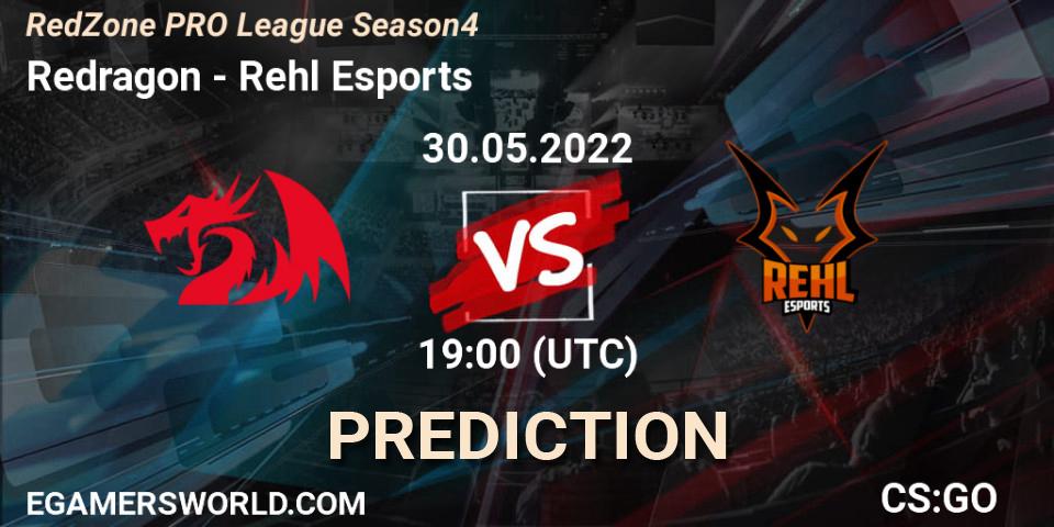Redragon - Rehl Esports: ennuste. 30.05.2022 at 19:00, Counter-Strike (CS2), RedZone PRO League Season 4