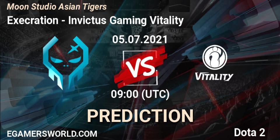 Execration - Invictus Gaming Vitality: ennuste. 05.07.2021 at 09:13, Dota 2, Moon Studio Asian Tigers