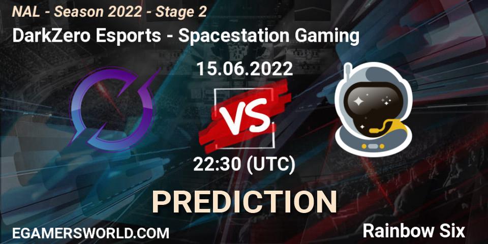 DarkZero Esports - Spacestation Gaming: ennuste. 15.06.2022 at 22:30, Rainbow Six, NAL - Season 2022 - Stage 2