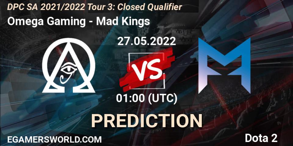 Omega Gaming - Mad Kings: ennuste. 27.05.2022 at 01:11, Dota 2, DPC SA 2021/2022 Tour 3: Closed Qualifier