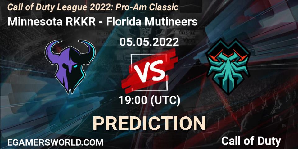Minnesota RØKKR - Florida Mutineers: ennuste. 05.05.22, Call of Duty, Call of Duty League 2022: Pro-Am Classic