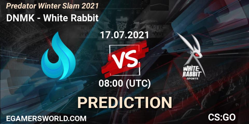 DNMK - White Rabbit: ennuste. 17.07.2021 at 08:00, Counter-Strike (CS2), Predator Winter Slam 2021