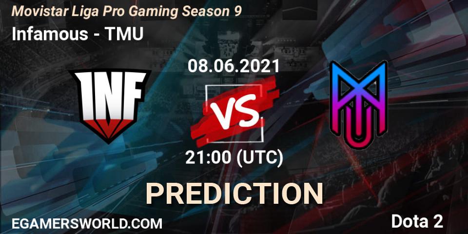 Infamous - TMU: ennuste. 09.06.2021 at 00:14, Dota 2, Movistar Liga Pro Gaming Season 9