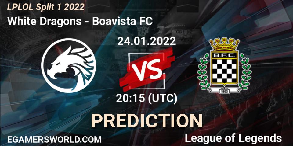 White Dragons - Boavista FC: ennuste. 24.01.2022 at 20:00, LoL, LPLOL Split 1 2022
