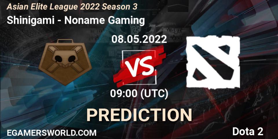 Shinigami - Noname Gaming: ennuste. 08.05.2022 at 08:57, Dota 2, Asian Elite League 2022 Season 3