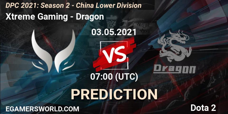 Xtreme Gaming - Dragon: ennuste. 03.05.2021 at 06:56, Dota 2, DPC 2021: Season 2 - China Lower Division