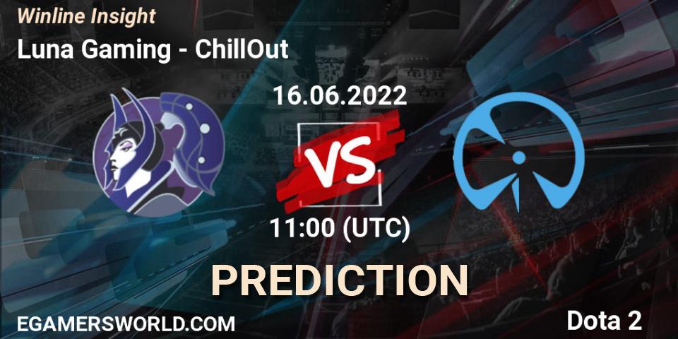 Luna Gaming - ChillOut: ennuste. 13.06.2022 at 11:00, Dota 2, Winline Insight