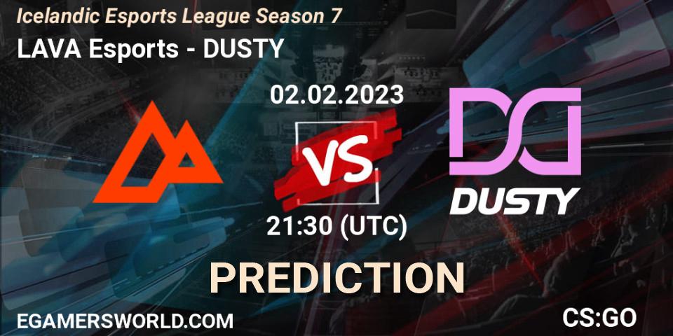 LAVA Esports - DUSTY: ennuste. 02.02.23, CS2 (CS:GO), Icelandic Esports League Season 7