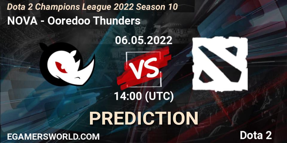 NOVA - Ooredoo Thunders: ennuste. 06.05.2022 at 14:12, Dota 2, Dota 2 Champions League 2022 Season 10 