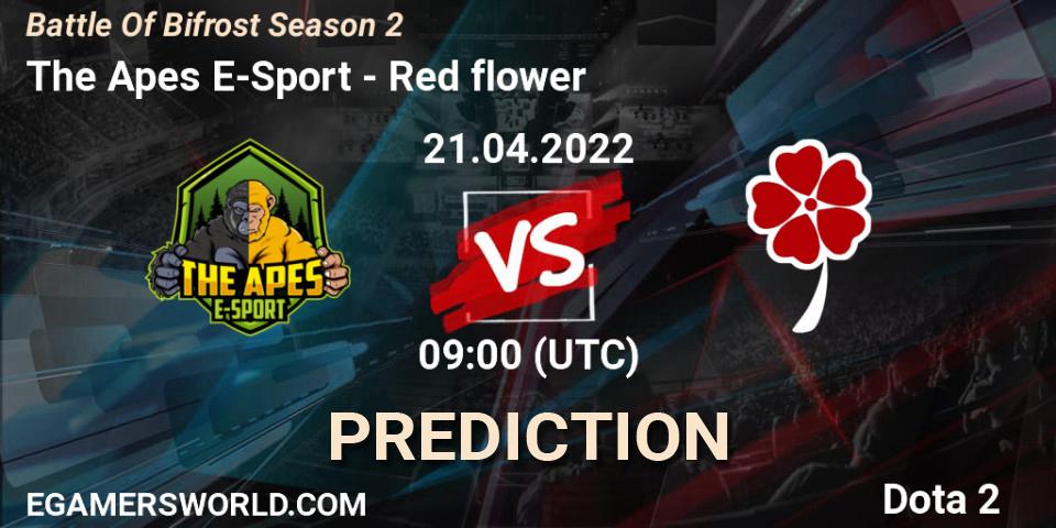 The Apes E-Sport - Red flower: ennuste. 21.04.2022 at 09:09, Dota 2, Battle Of Bifrost Season 2