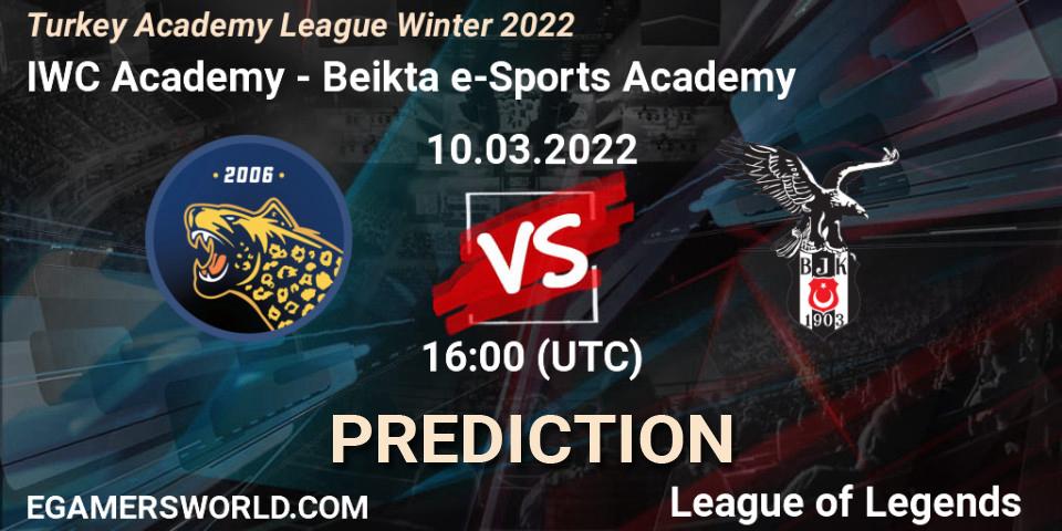 IWC Academy - Beşiktaş e-Sports Academy: ennuste. 10.03.2022 at 16:00, LoL, Turkey Academy League Winter 2022