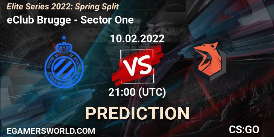 eClub Brugge - Sector One: ennuste. 10.02.2022 at 21:30, Counter-Strike (CS2), Elite Series 2022: Spring Split
