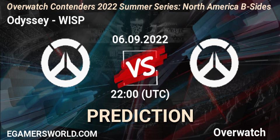 Odyssey - WISP: ennuste. 06.09.2022 at 22:00, Overwatch, Overwatch Contenders 2022 Summer Series: North America B-Sides