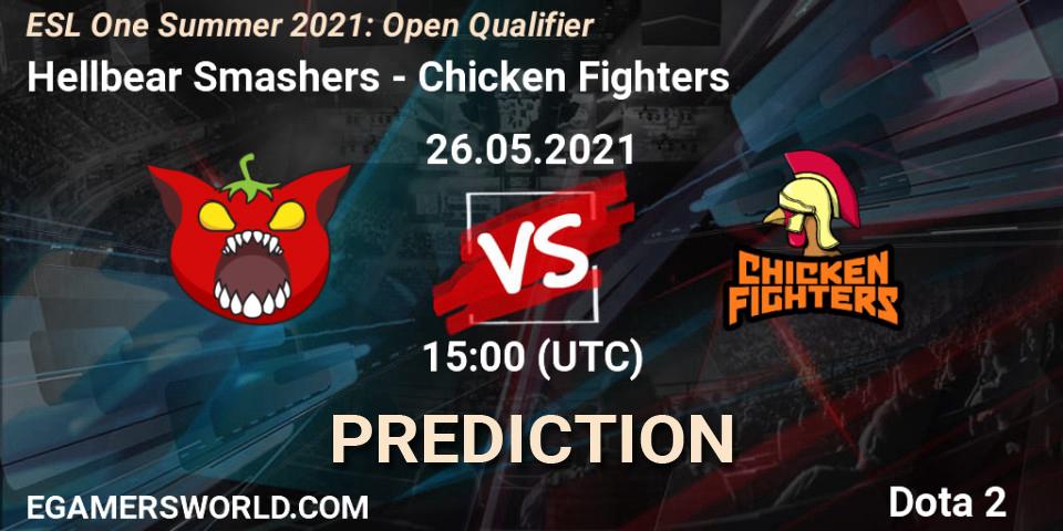 Hellbear Smashers - Chicken Fighters: ennuste. 26.05.2021 at 15:08, Dota 2, ESL One Summer 2021: Open Qualifier