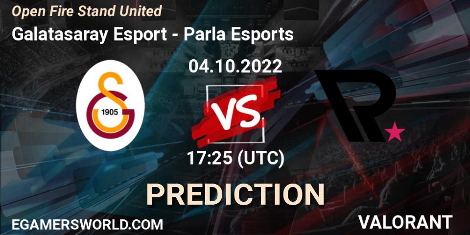 Galatasaray Esport - Parla Esports: ennuste. 04.10.2022 at 17:25, VALORANT, Open Fire Stand United