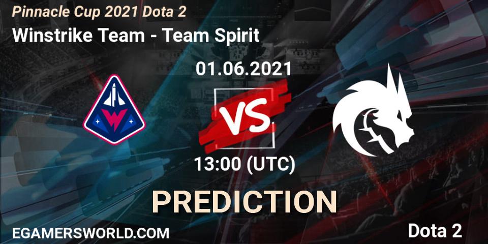 Winstrike Team - Team Spirit: ennuste. 01.06.21, Dota 2, Pinnacle Cup 2021 Dota 2