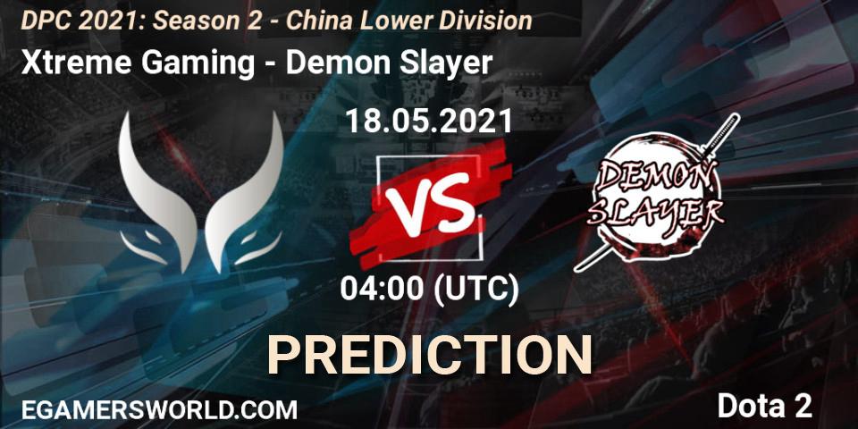 Xtreme Gaming - Demon Slayer: ennuste. 18.05.2021 at 03:56, Dota 2, DPC 2021: Season 2 - China Lower Division