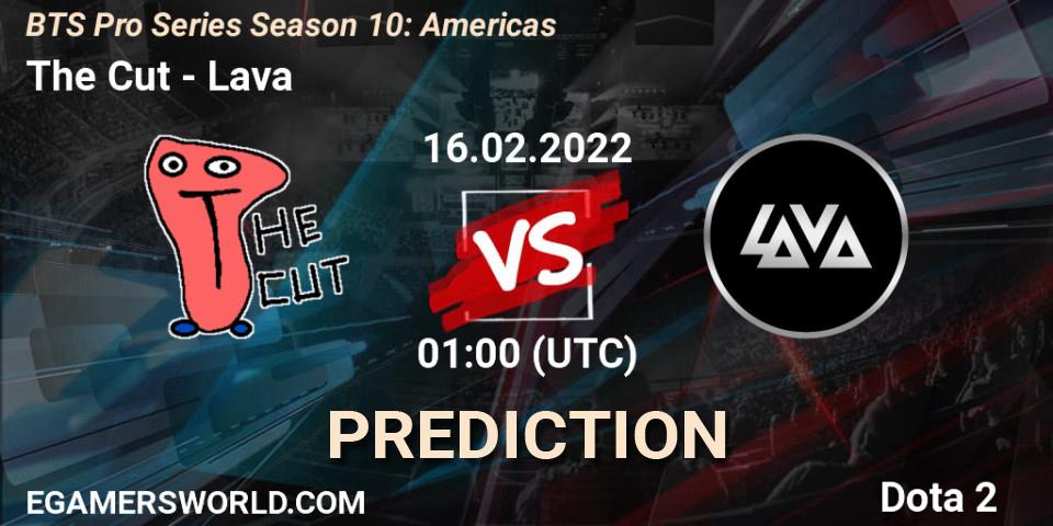 The Cut - Lava: ennuste. 16.02.2022 at 01:03, Dota 2, BTS Pro Series Season 10: Americas