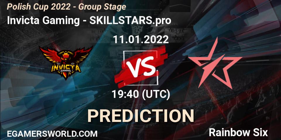 Invicta Gaming - SKILLSTARS.pro: ennuste. 11.01.2022 at 19:40, Rainbow Six, Polish Cup 2022 - Group Stage