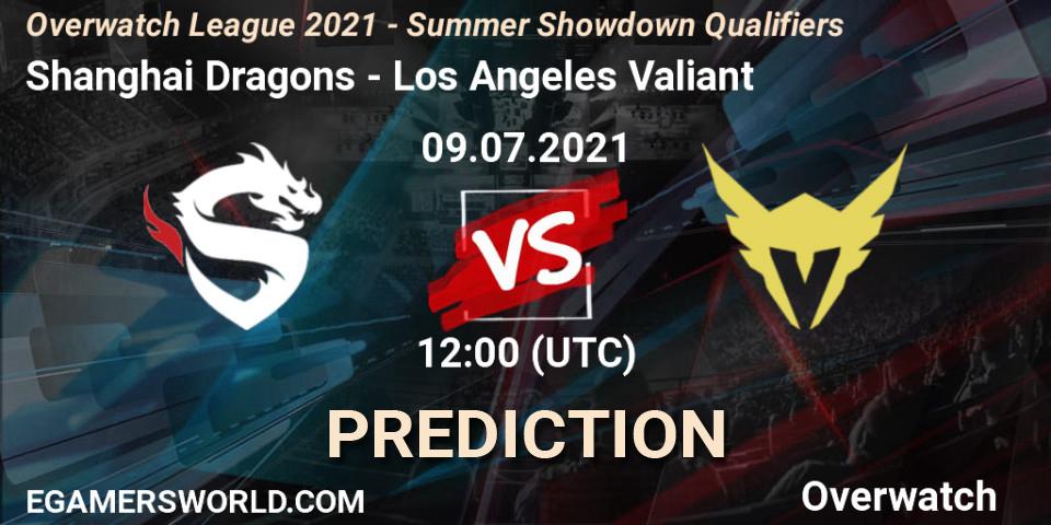 Shanghai Dragons - Los Angeles Valiant: ennuste. 09.07.2021 at 13:00, Overwatch, Overwatch League 2021 - Summer Showdown Qualifiers
