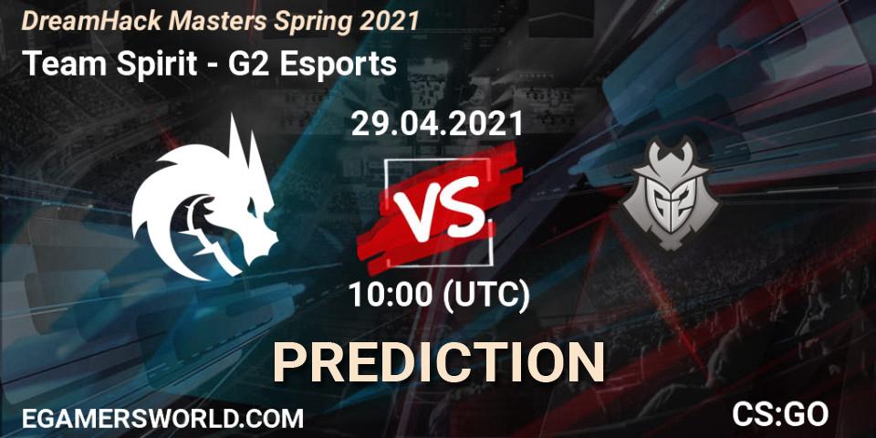 Team Spirit - G2 Esports: ennuste. 29.04.2021 at 10:00, Counter-Strike (CS2), DreamHack Masters Spring 2021
