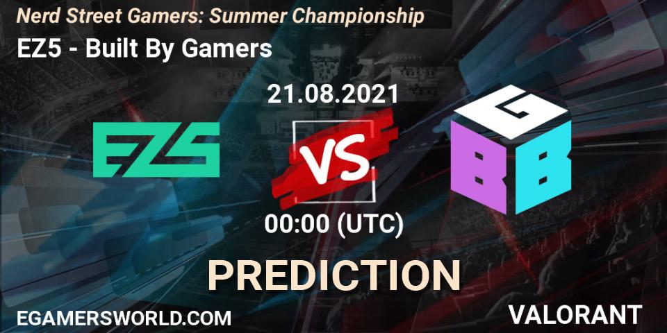 EZ5 - Built By Gamers: ennuste. 21.08.2021 at 00:00, VALORANT, Nerd Street Gamers: Summer Championship