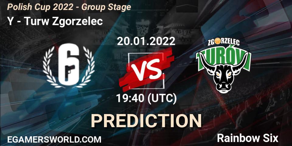YŚ - Turów Zgorzelec: ennuste. 20.01.2022 at 19:40, Rainbow Six, Polish Cup 2022 - Group Stage