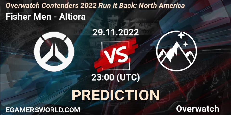 Fisher Men - Altiora: ennuste. 08.12.2022 at 23:00, Overwatch, Overwatch Contenders 2022 Run It Back: North America