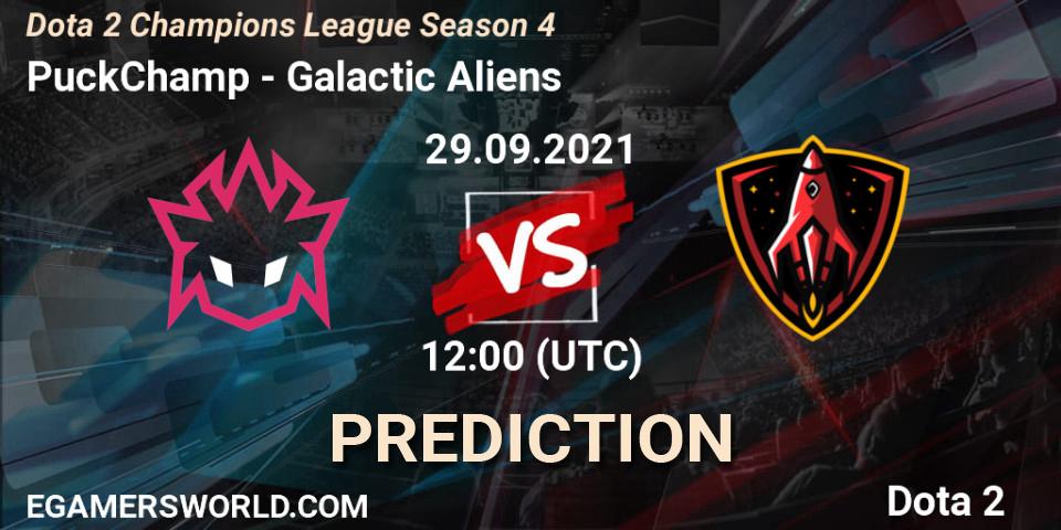 PuckChamp - Galactic Aliens: ennuste. 29.09.2021 at 12:06, Dota 2, Dota 2 Champions League Season 4