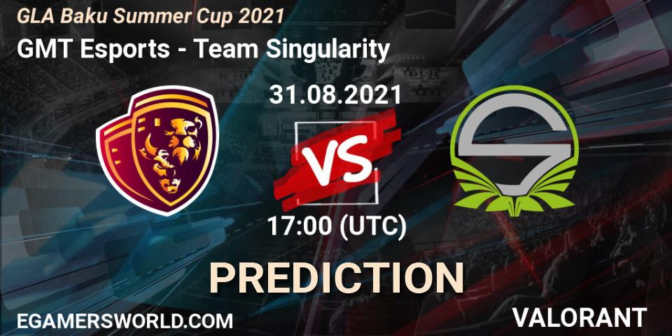 GMT Esports - Team Singularity: ennuste. 31.08.2021 at 17:00, VALORANT, GLA Baku Summer Cup 2021